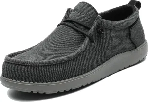 1TAZERO Mens Wide Shoes Casual Slip On Shoes for Men - Men Loafers Wide Comfortable Boat Shoes with Arch Support