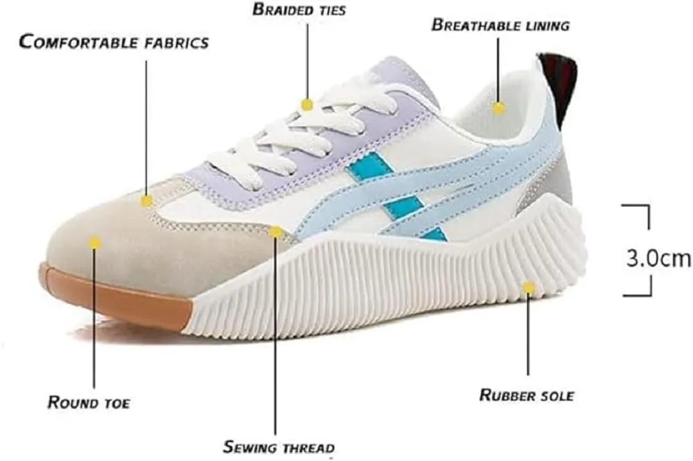 2025 New Vintage Sneakers Women Arch Support Relieve Foot Pain Perfect Walking Shoes Ultra-Comfortable Non-Slip Wide Toe Athletic Shoe