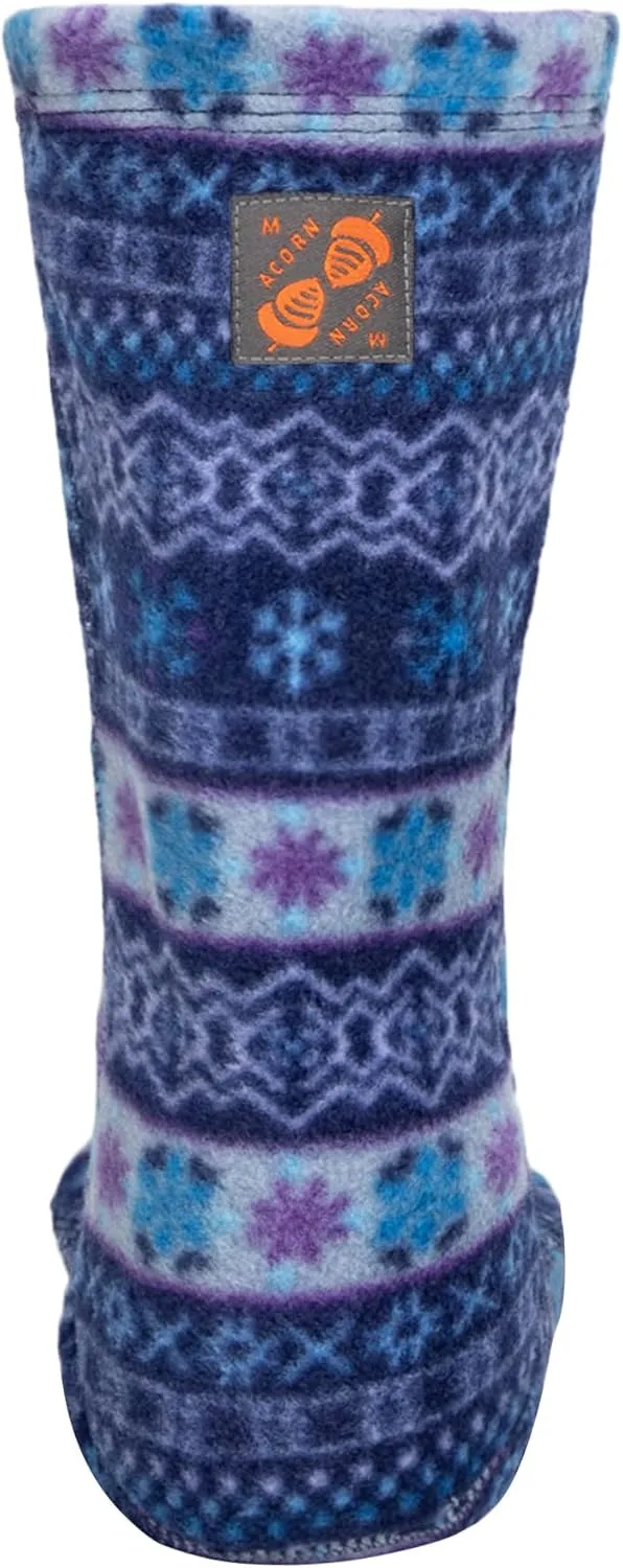 Acorn Mens and Womens Versafit Fleece Sock: Super Soft & Ultra-Warm, Mid-Calf Height, Flat-Flock Seams