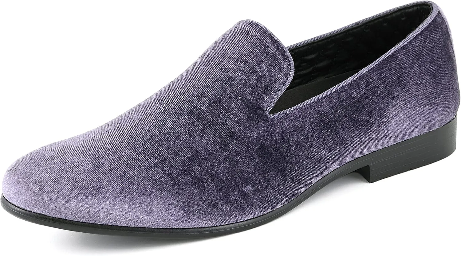 Amali Fishman Men’s Dress Shoes Plush Velvet with a Quilted Design Slip-on Driver Shoes for Men Velvet Loafers The Original Smoking Men Tuxedo Slipper Shoes