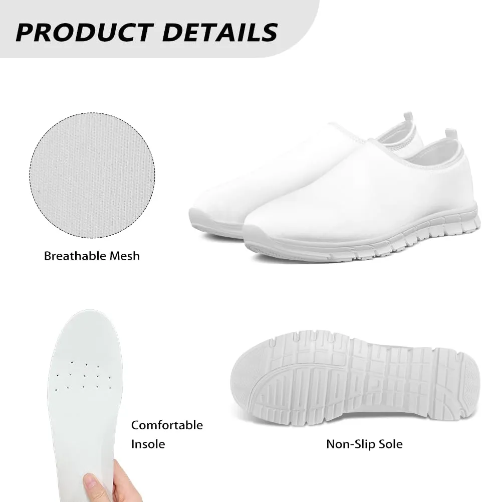 Animals Sneakers for Women Slip On Casual Breathable Lightweight Low Top Running Sneakers for Womens US 5.5-11.5