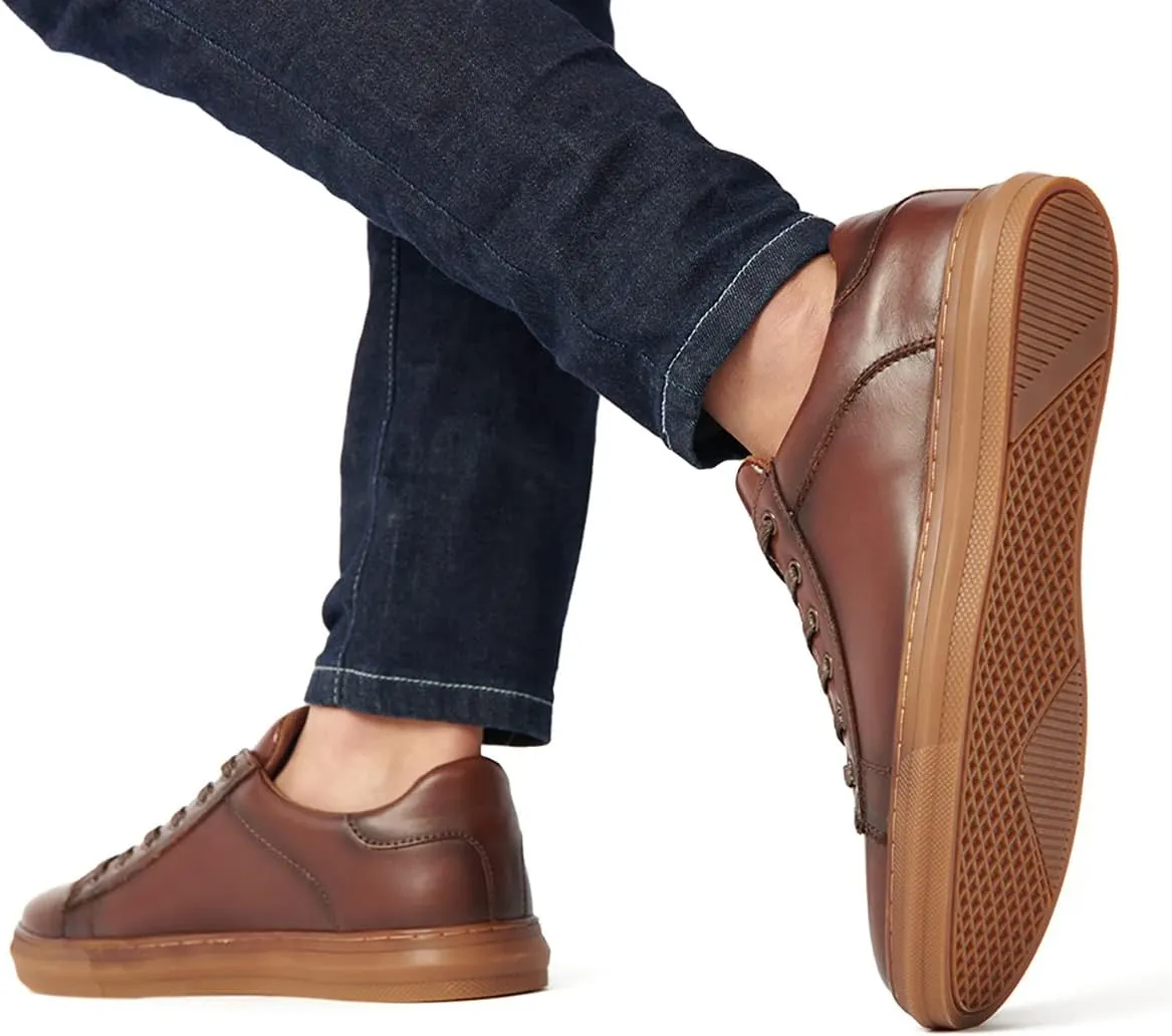 Arkbird Mens Fashion Sneakers Classic Casual Dress Shoes Stylish Lace-up Oxford Shoes for Men
