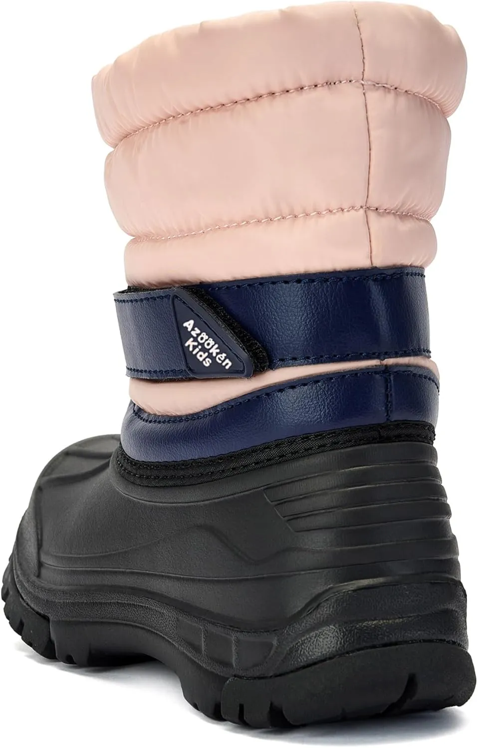 Azooken Kid's Snow Boots Winter Waterproof Slip Resistant Cold Weather Shoes(Little Kid/Big Kid)