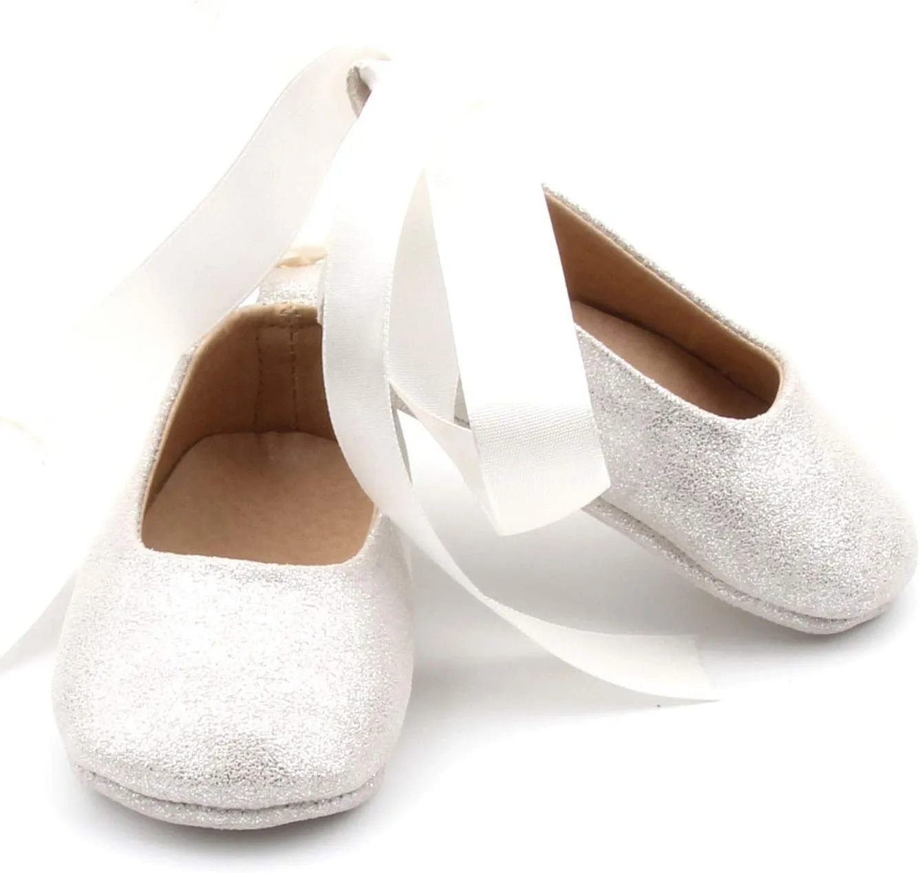 Baby and Toddler Ballerina Sparkle Shoes for Girls | Glitter Shoes in