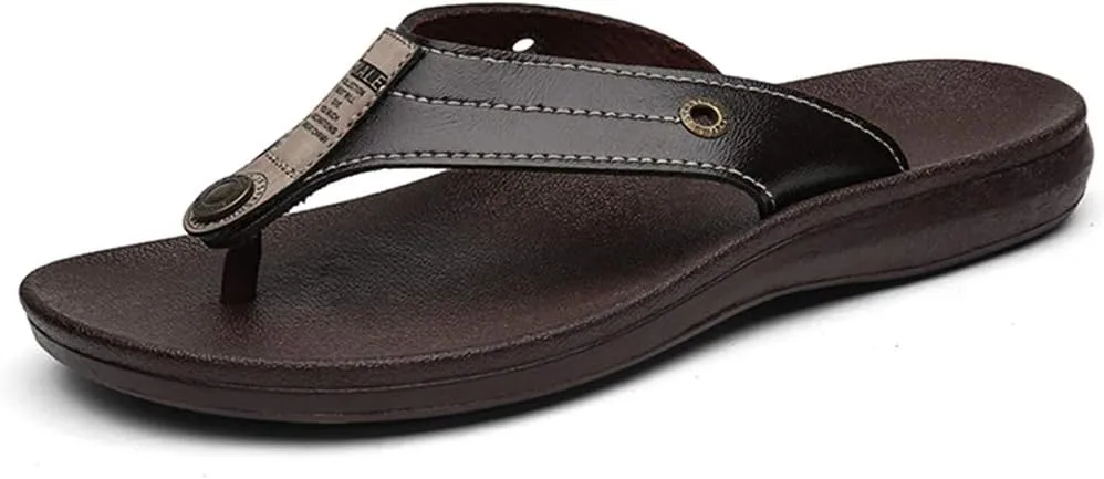Bitiger Sandals Flip Flops Flip Flops for Men - Fashion Mens Beach Sandals Ourdoor & Functional Shower Shoes Indoor…