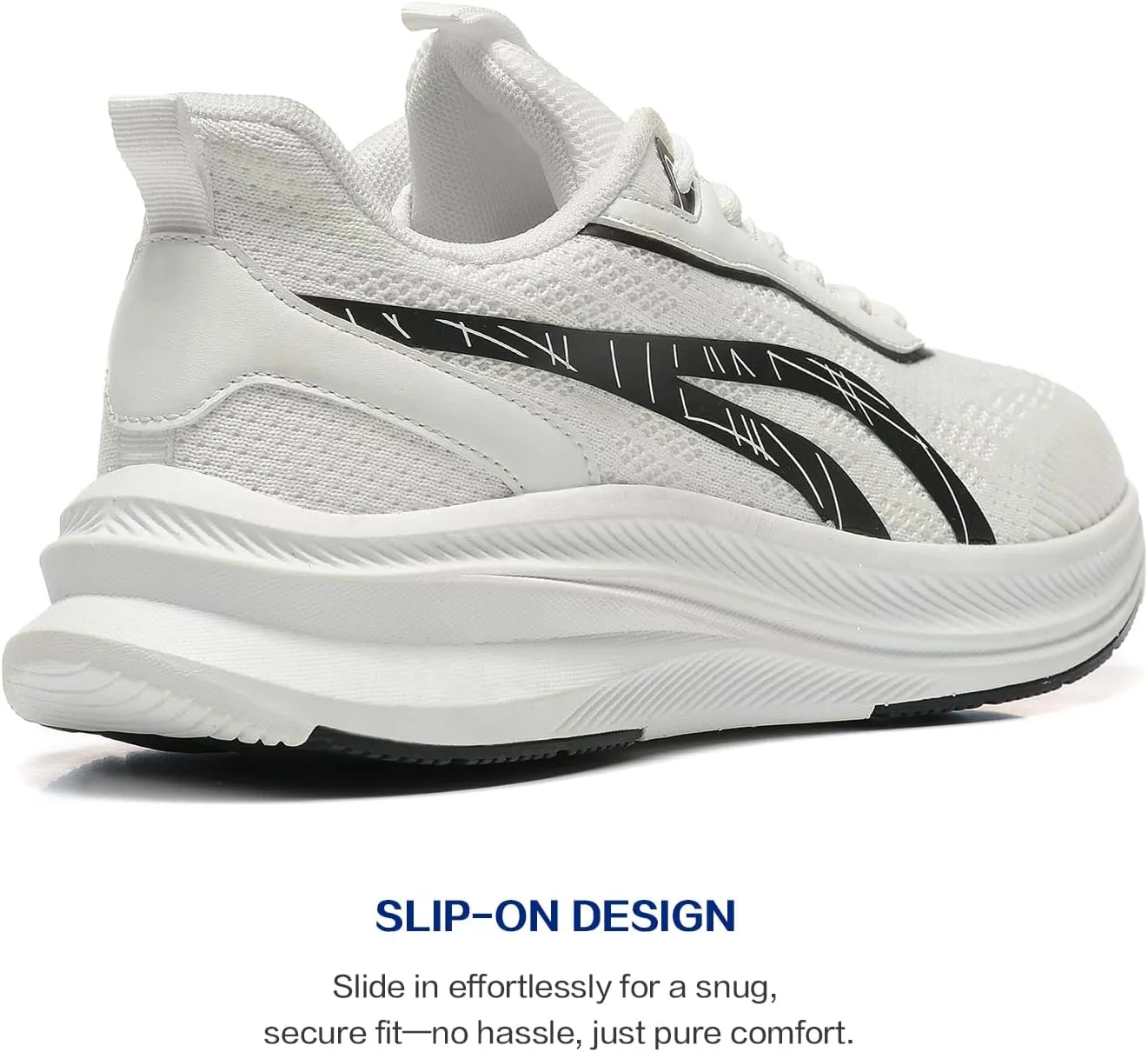 BOGOVER Men's Running Shoes, Lightweight Breathable Walking Shoes Non Slip Tennis Shoes Movepropel Athletic Fashion Sneakers