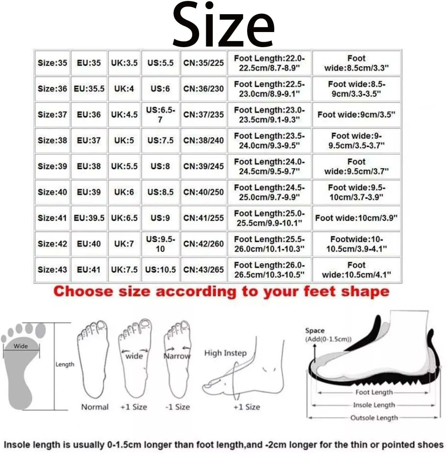 Bootara Women's Plus Size Hollow-Out Casual Sandals, NEW Versatile Thin Platform with Height-Boosting Thick Sole