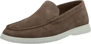 BOSS Men's Smooth Suede Sneaker Sole Loafers