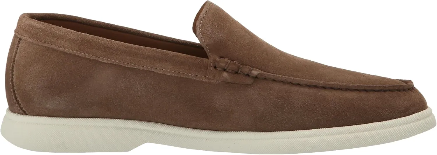 BOSS Men's Smooth Suede Sneaker Sole Loafers