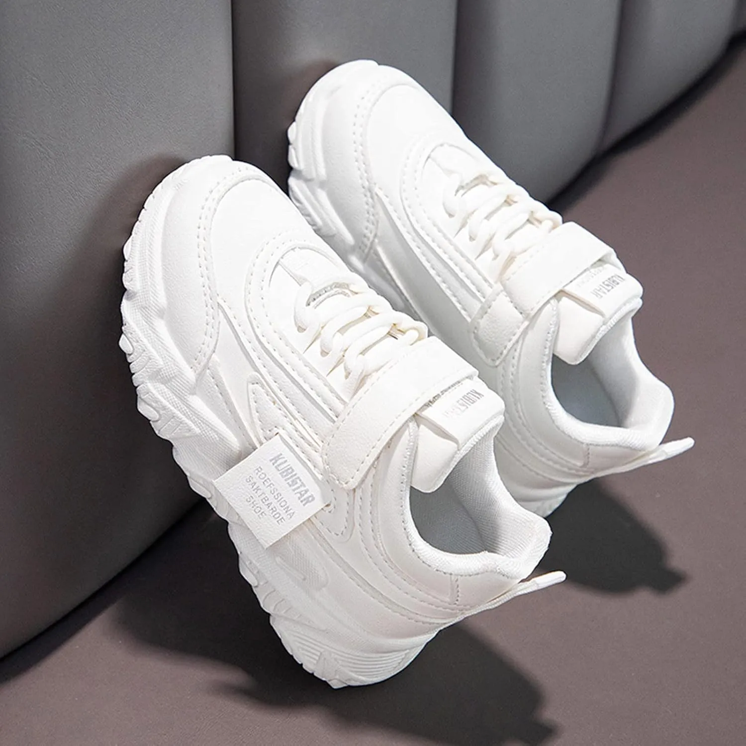 Boys Girls Fashion Sneakers Toddler Kids Walking Running Shoes Thick Sole Non Slip Tennis Sport Athletic Shoes