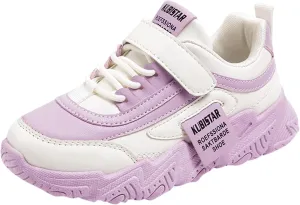 Boys Girls Fashion Sneakers Toddler Kids Walking Running Shoes Thick Sole Non Slip Tennis Sport Athletic Shoes