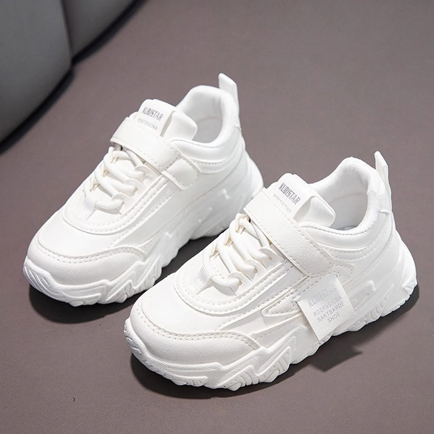 Boys Girls Fashion Sneakers Toddler Kids Walking Running Shoes Thick Sole Non Slip Tennis Sport Athletic Shoes