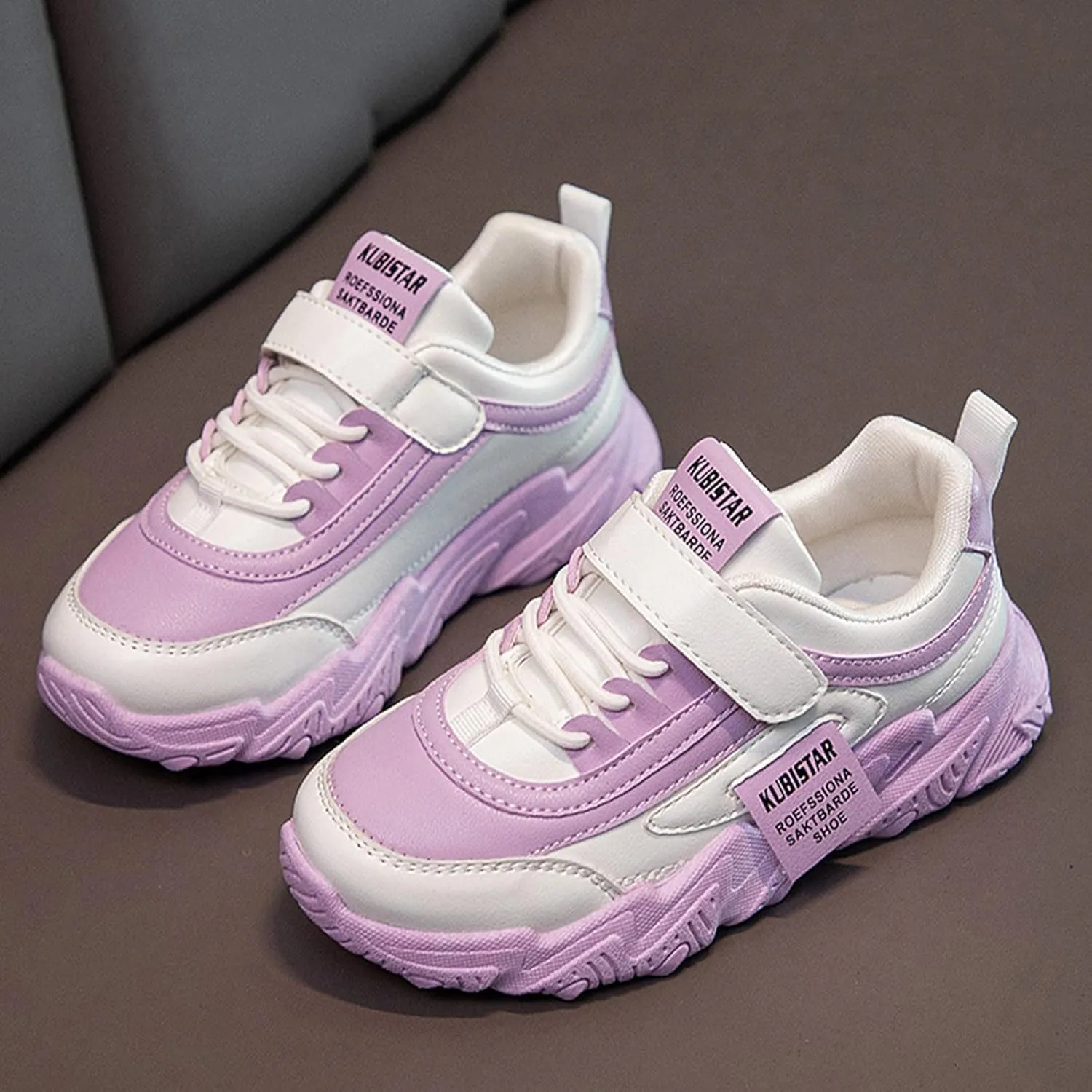Boys Girls Fashion Sneakers Toddler Kids Walking Running Shoes Thick Sole Non Slip Tennis Sport Athletic Shoes