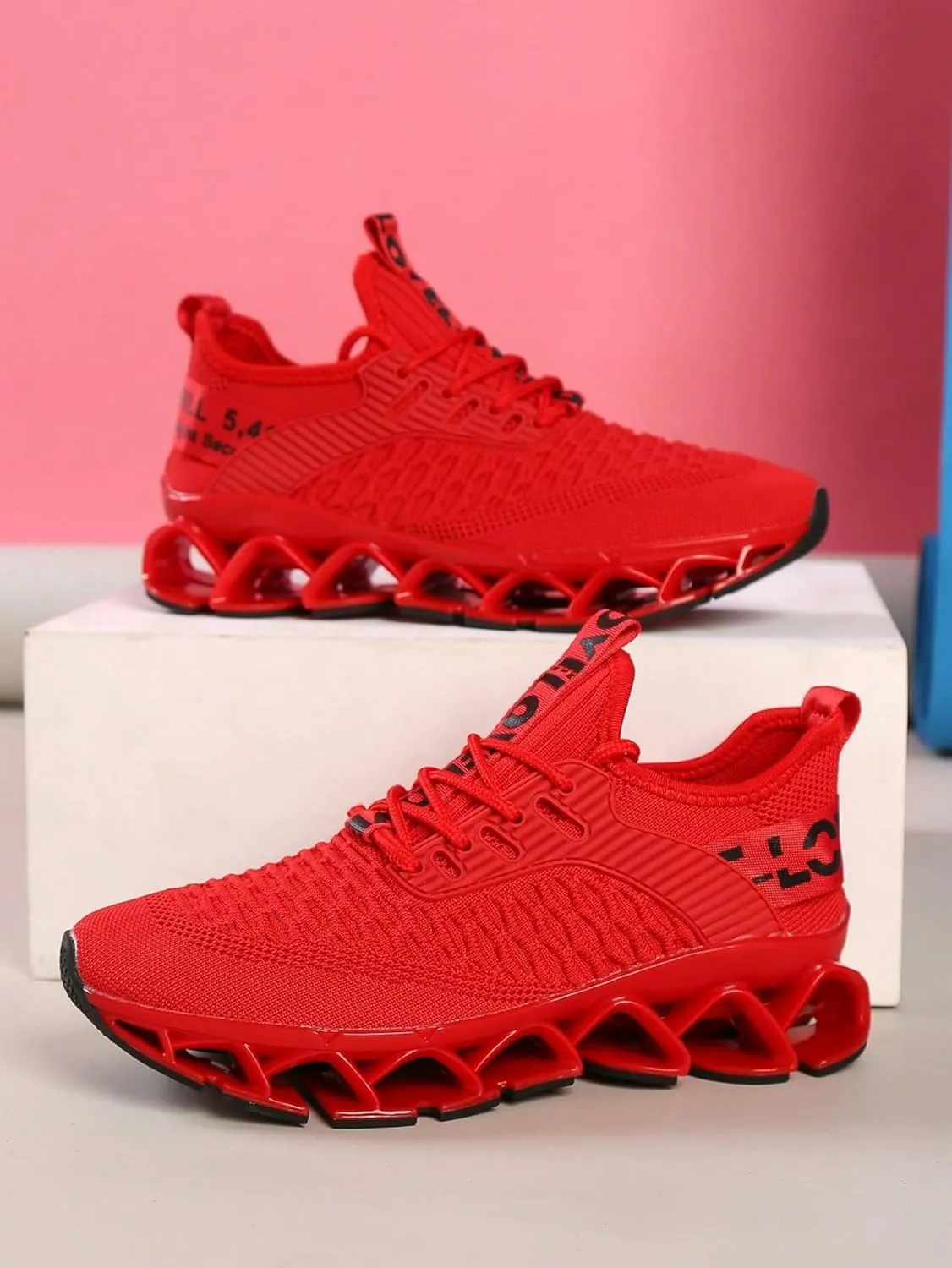 Breathable Mesh Lightweight Y2K Blade Sole Running Jogging Shoes for Versatile Performance and Distinctive Style