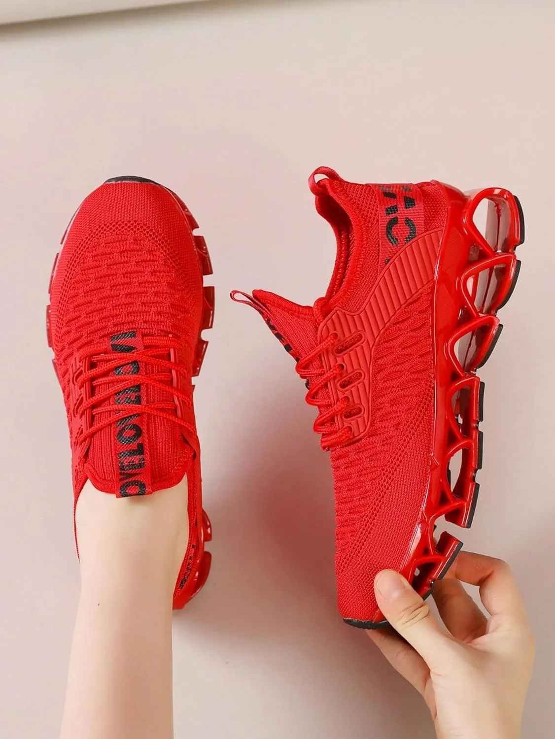 Breathable Mesh Lightweight Y2K Blade Sole Running Jogging Shoes for Versatile Performance and Distinctive Style