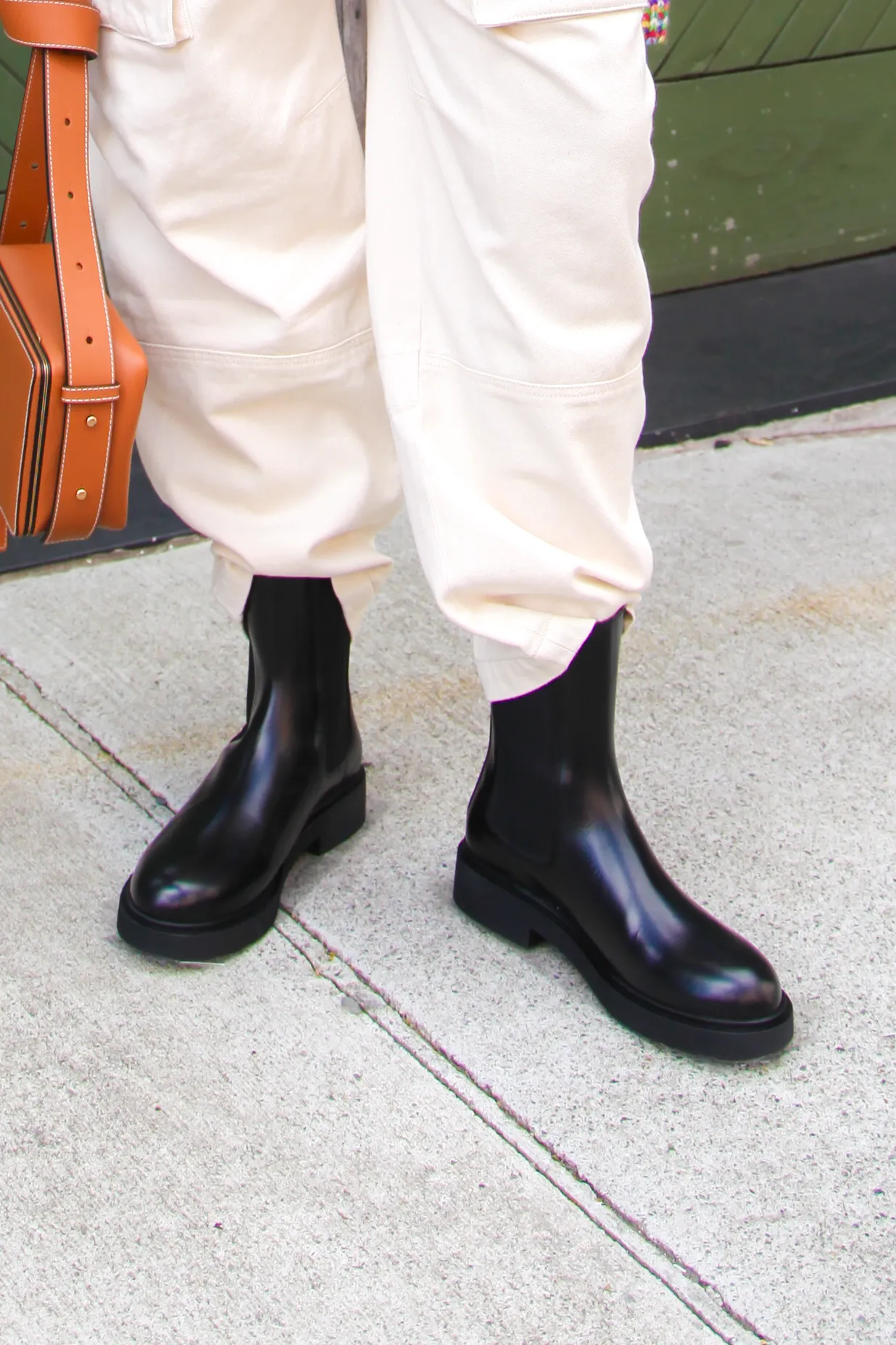 Chelsea Boots In Boxed Leather