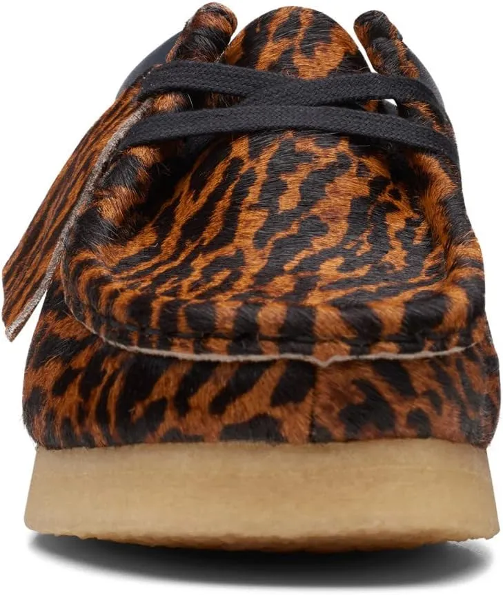 Clarks Womens Wallabee Calf Hair Slip On Loafers