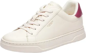 Coach Women's High Line Sneaker, Pink/Chalk, 10