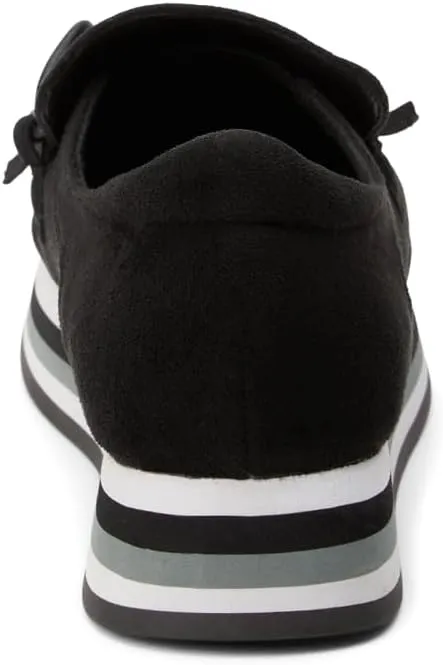Coconuts by Matisse Womens Bess Slip On Platform Loafers Casual - Black