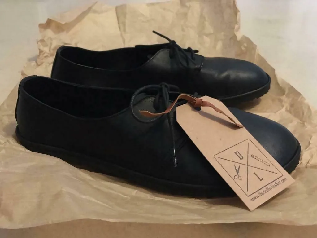 Copy of "The Drifter Leather” Shoes BLISS FLATS IN MATTE BLACK