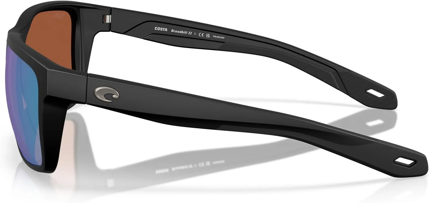 Costa Del Mar Men's Broadbill Ii Rectangular Sunglasses