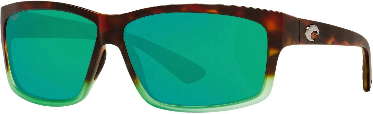 Costa Del Mar Men's Cut Rectangular Sunglasses