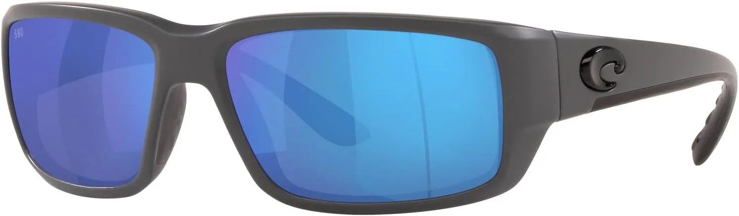 Costa Del Mar Men's Fantail Polarized Rectangular Sunglasses