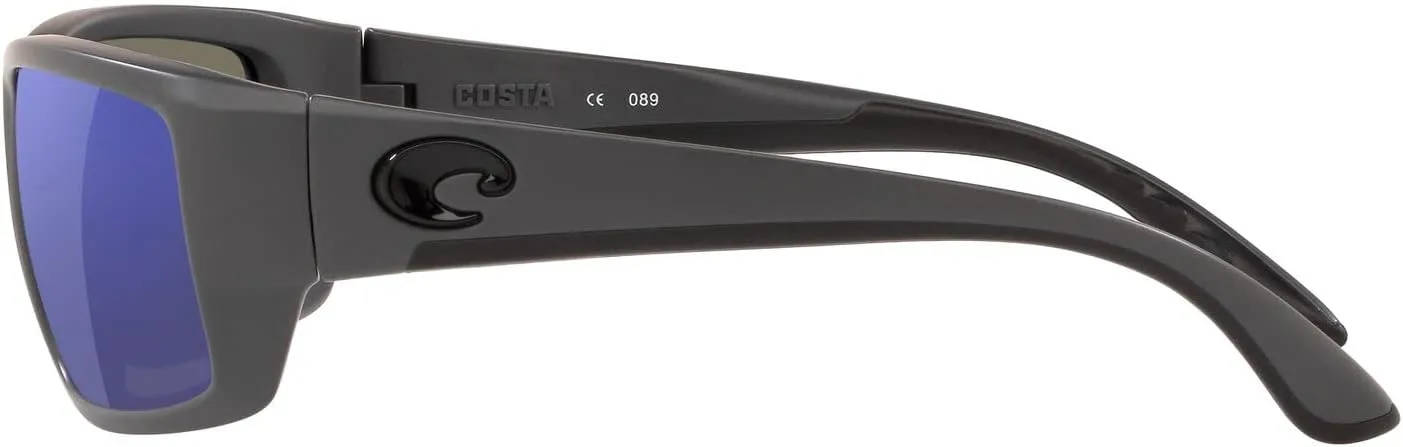 Costa Del Mar Men's Fantail Polarized Rectangular Sunglasses