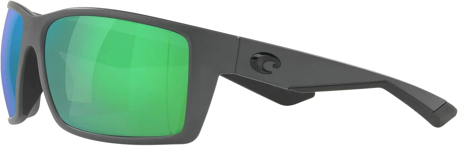 Costa Del Mar Mens Reefton Rectangular Sunglasses