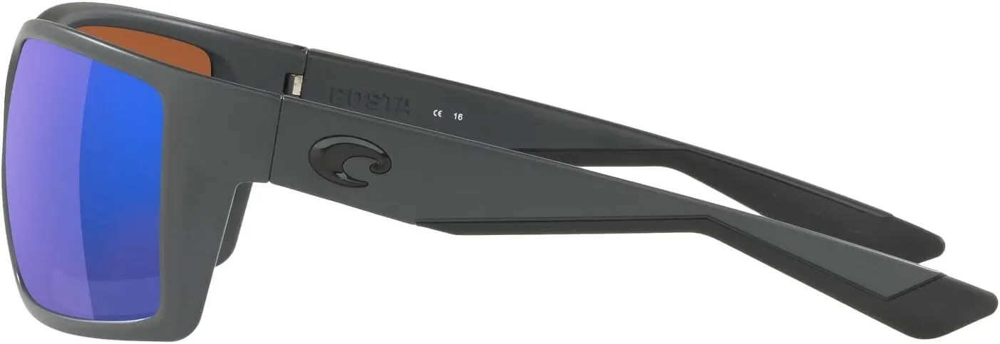 Costa Del Mar Mens Reefton Rectangular Sunglasses