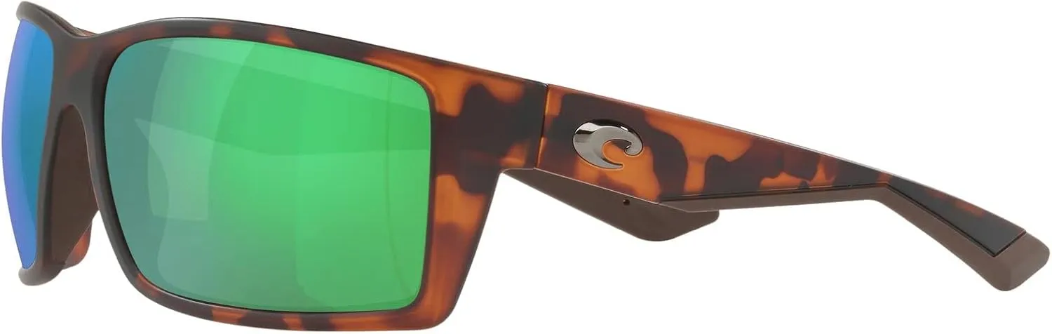 Costa Del Mar Mens Reefton Rectangular Sunglasses