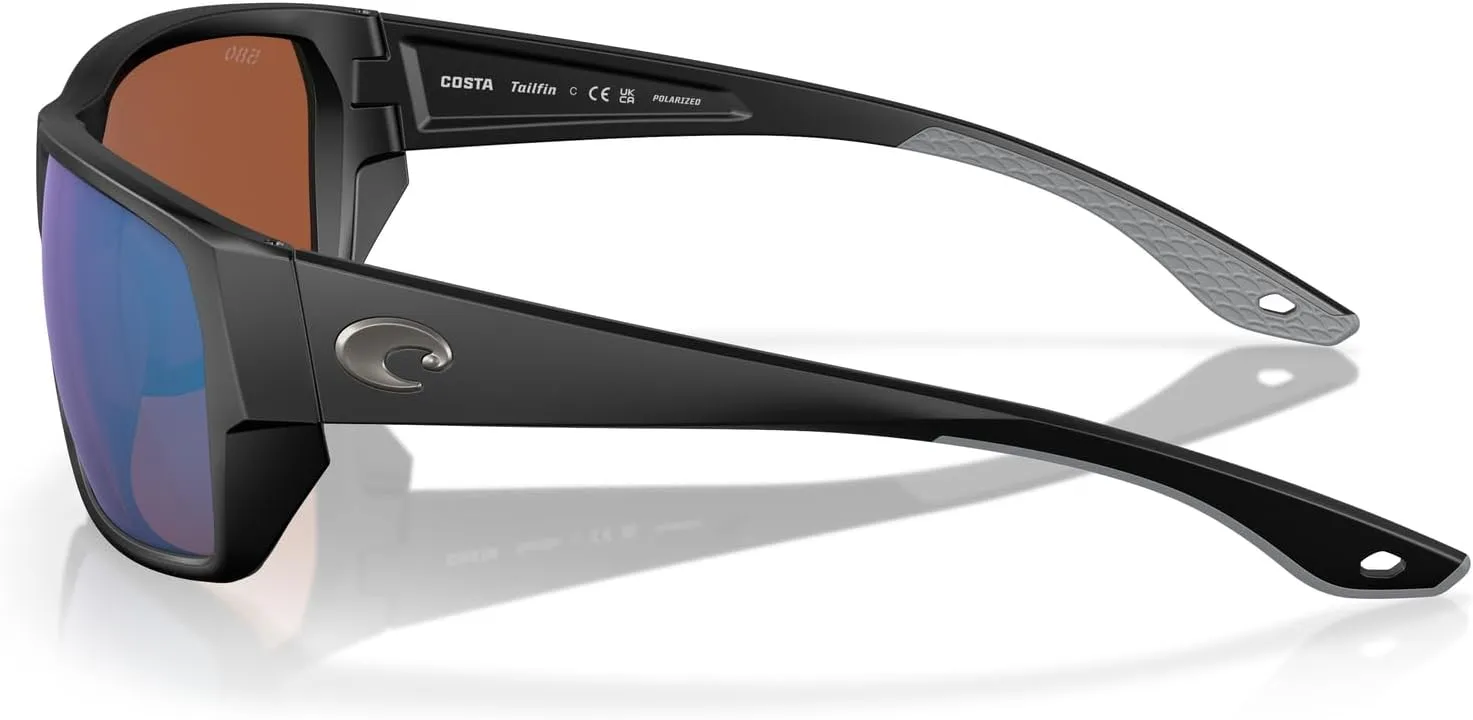 Costa Del Mar Men's Tailfin Rectangular Sunglasses