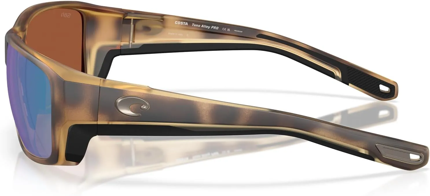 Costa Del Mar Men's Tuna Alley Pro Rectangular Sunglasses
