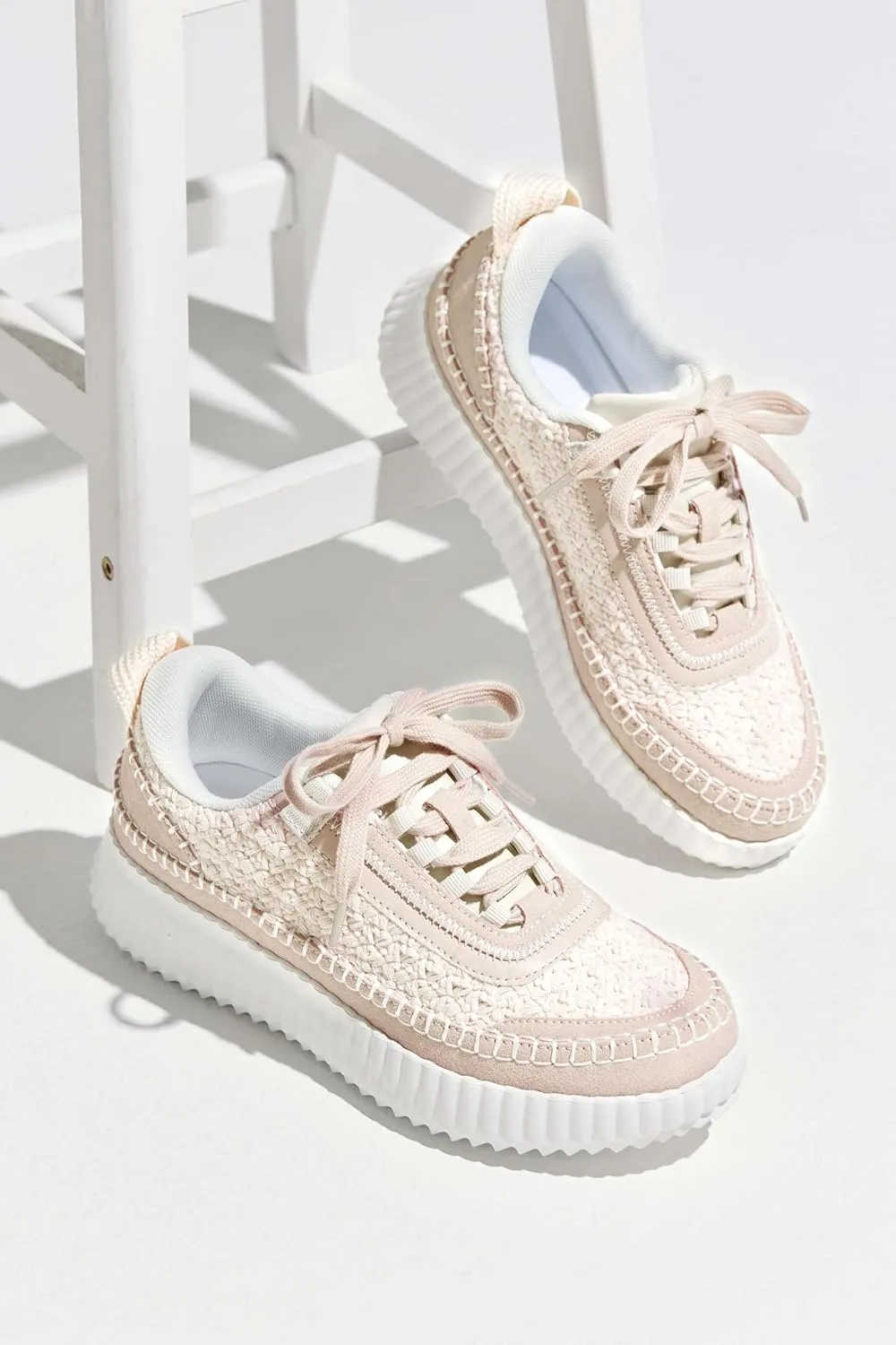 Coutgo Womens Platform Sneakers Lace Up Comfortable Casual Fashion Sneaker Walking Shoes