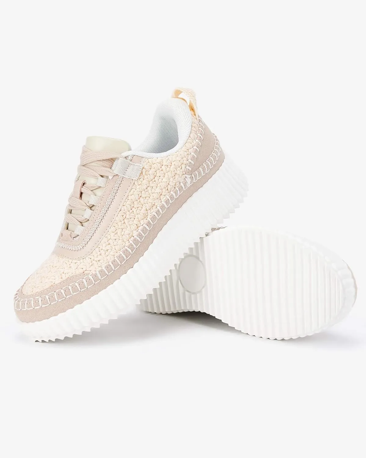 Coutgo Womens Platform Sneakers Lace Up Comfortable Casual Fashion Sneaker Walking Shoes