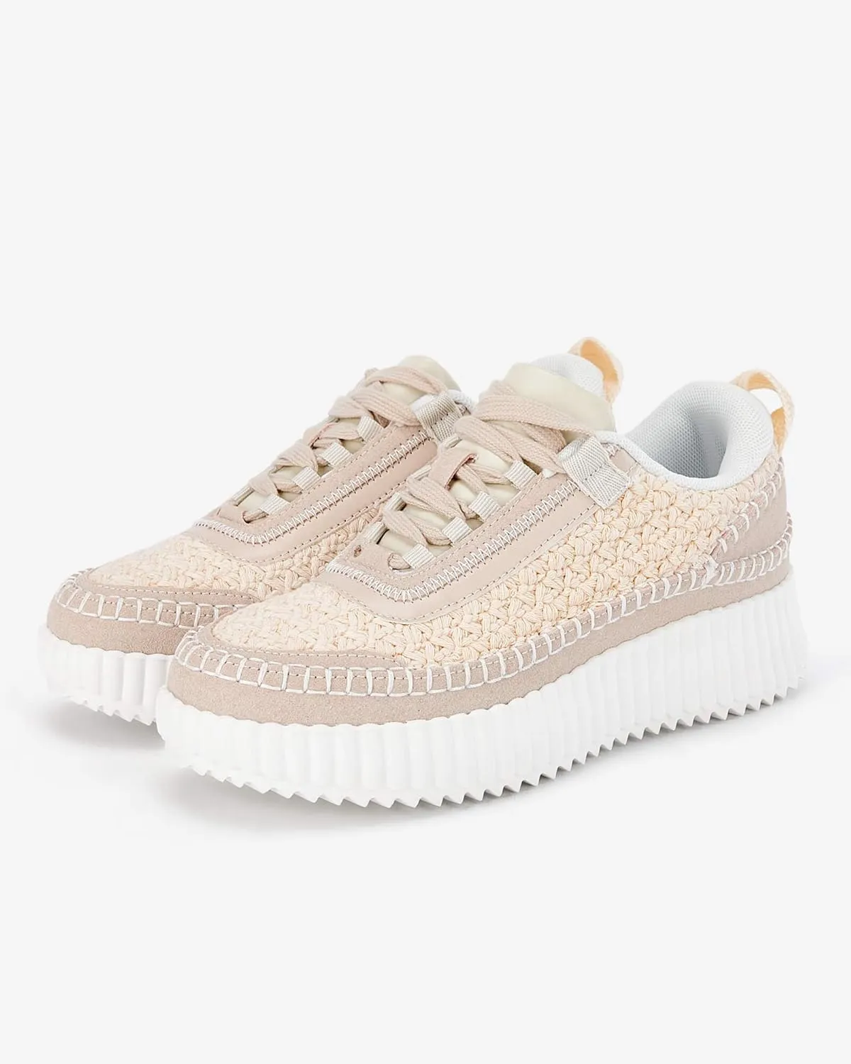 Coutgo Womens Platform Sneakers Lace Up Comfortable Casual Fashion Sneaker Walking Shoes