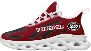 Customize Baseball Sport Shoes Personalized Breathable Road Running Shoes Daily Wear Athletic Sneakers Unisex