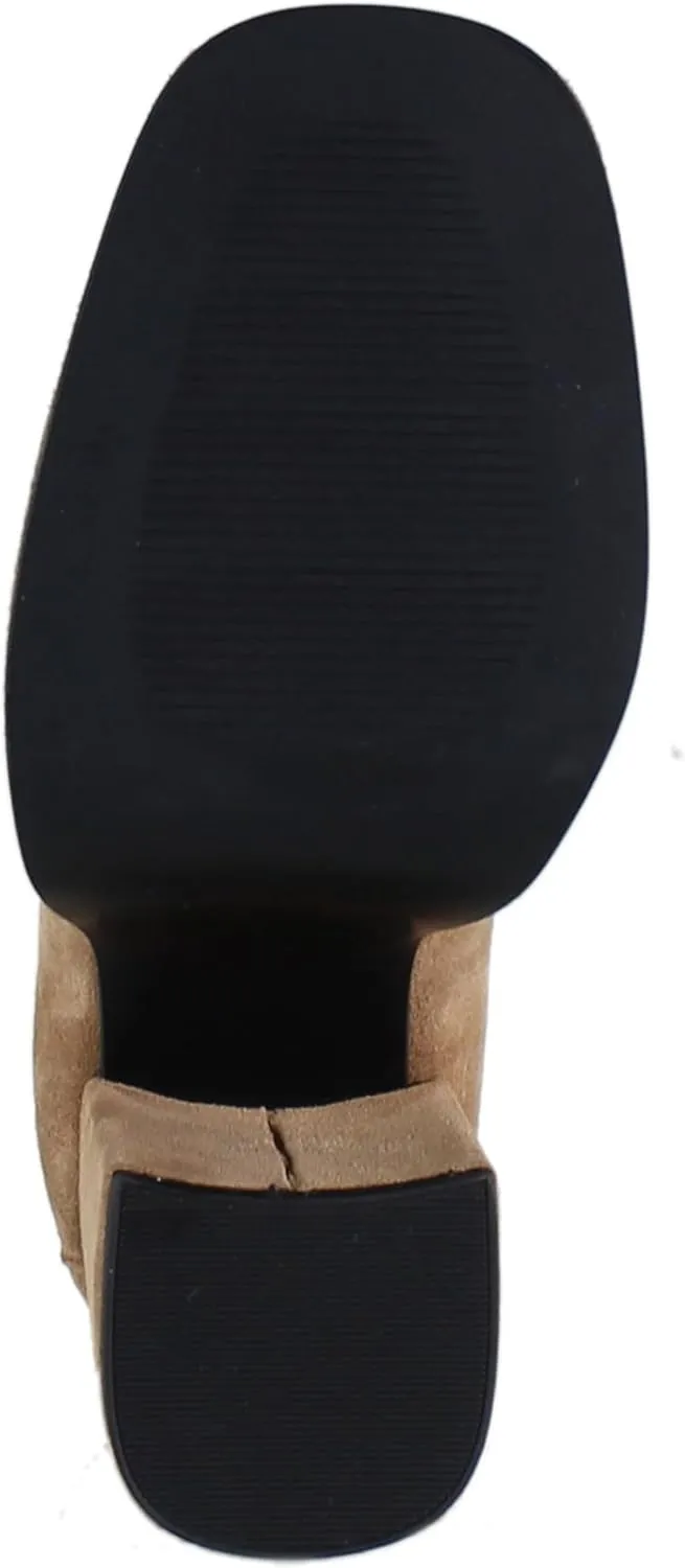 Diba True Womens Song Notes Studded Slip On Pump Loafers Casual - Brown