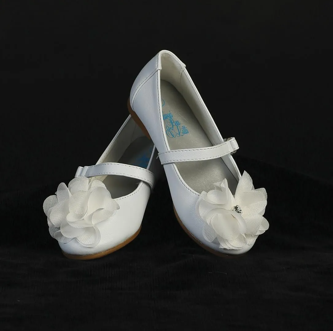 Dress Shoes for Girls Easter - Mary Jane Dressy Flats for Toddler Girls Kids - Zapatos de Vestir para Niñas