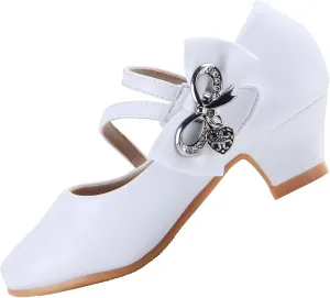 EIGHT KM Mary Jane Shoes for Girls - Toddler Shoes Girl Mary Jane Flats Kid Shoes - Multi Sizes & Colors for Ages 3-13 Years Baby Girl Shoes - Party Wedding Heels for Girls