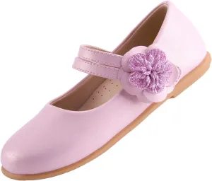 EIGHT KM Toddler Girls Dress Shoes – Girls Mary Jane Shoes | Mary Jane Flats - Ballet Flats – Party, Flower Girl, Wedding Dress Shoes for Girls – Comfortable & Non-Slip Design for Ages up to 7