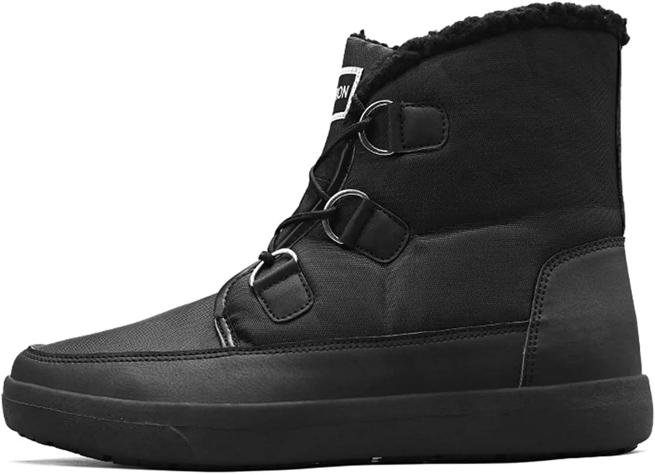 Eliogn Women's Snow Boots Winter Warm Plush Lining Non-slip Waterproof Outdoor Cotton Boots