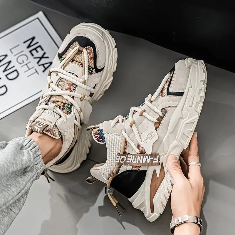 Fashionable and Comfortable Casual High-top Men's Versatile Sports Shoes