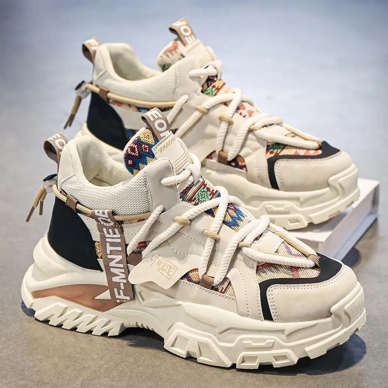 Fashionable and Comfortable Casual High-top Men's Versatile Sports Shoes