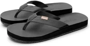 Feelgoodz Men's Zensole Kinderz Water-resistant Vegan Leather/Natural Rubber Flip Flops