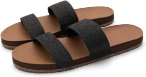 Feelgoodz Women's Zensole Vistas Natural Rubber Strap Slide Sandals