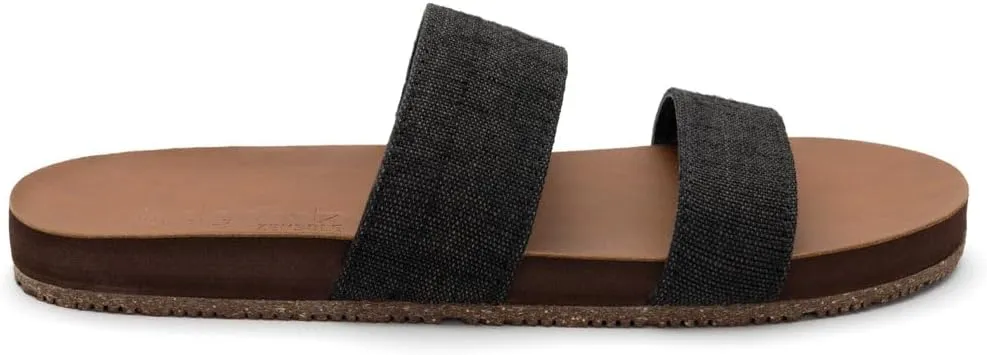 Feelgoodz Women's Zensole Vistas Natural Rubber Strap Slide Sandals