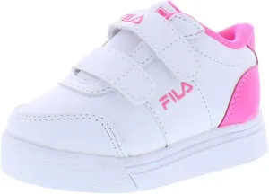 Fila Girls' Lo-Top G1000 Sneakers - White/Multi, 7 Toddler