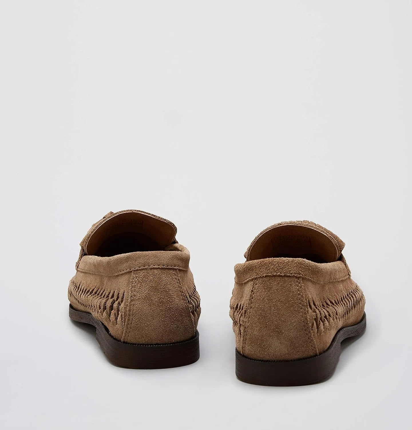 find. Men's Woven Leather Loafer