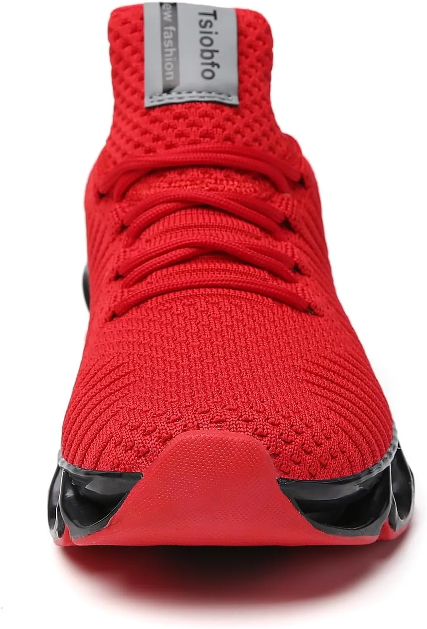 FRSHANIAH Men Athletic Shoes Breathable Running Shoes Non-Slip Fashion Sneakers